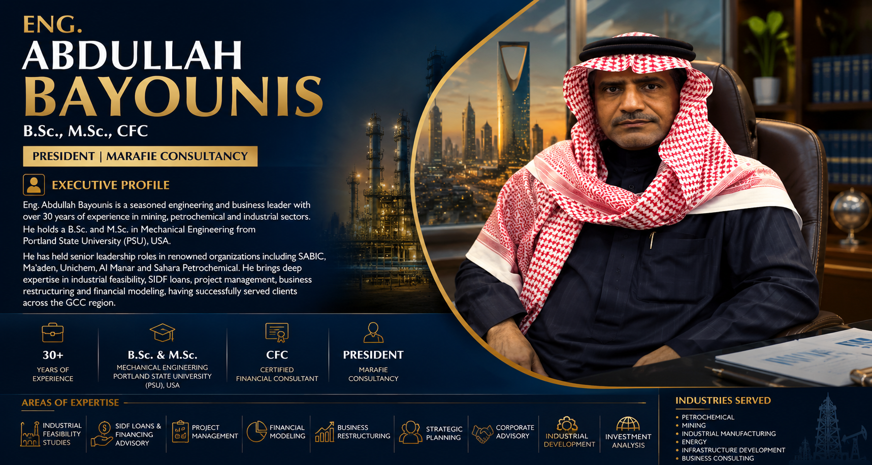 Abdullah Bayounis – B.Sc., M.Sc., CFC