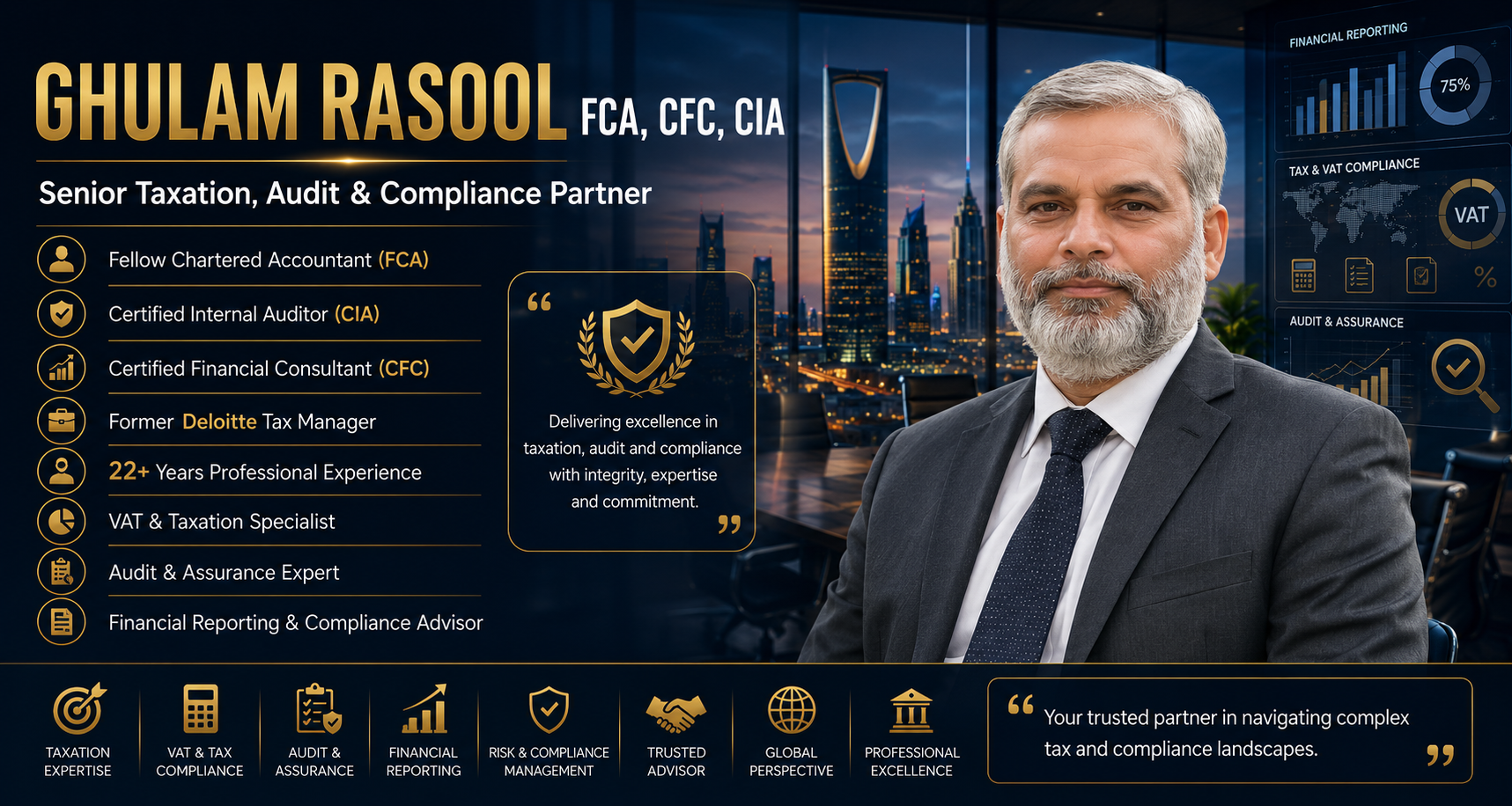Ghulam Rasool – FCA, CFC, CIA
